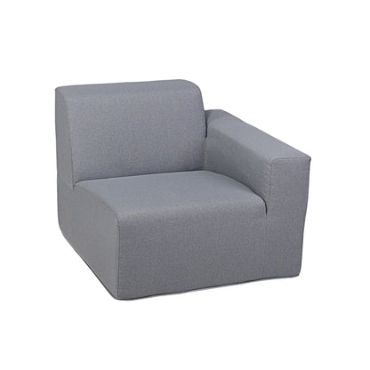 Deko Living 2 Piece Seating Gray Compressed Foam Sectional Sofa  - CIF50017SET