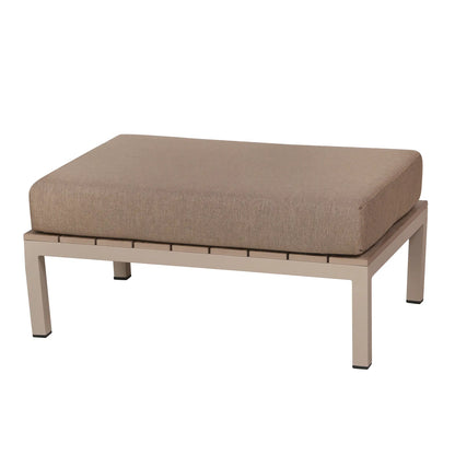 Deko Living 4 PieceSeating Brown Compressed Foam Sectional Sofa and Ottoman Set  - CIF50117
