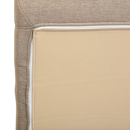 Deko Living 4 PieceSeating Brown Compressed Foam Sectional Sofa and Ottoman Set  - CIF50117