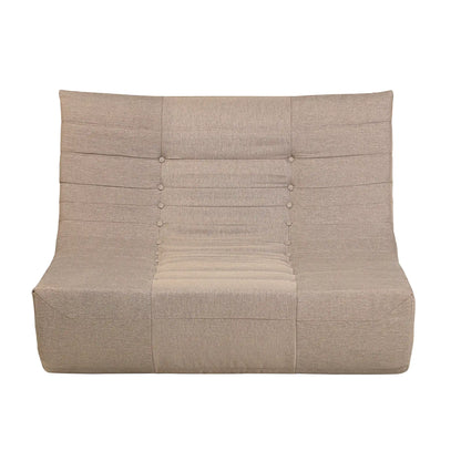 Deko Living 5 Piece Brown Compressed Foam Loveseat Sofa Chairs and Table Set  - CIF50119