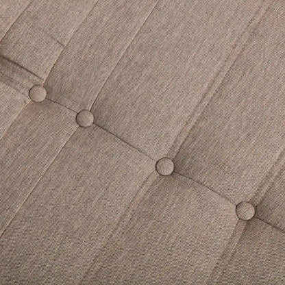 Deko Living 5 Piece Brown Compressed Foam Loveseat Sofa Chairs and Table Set  - CIF50119