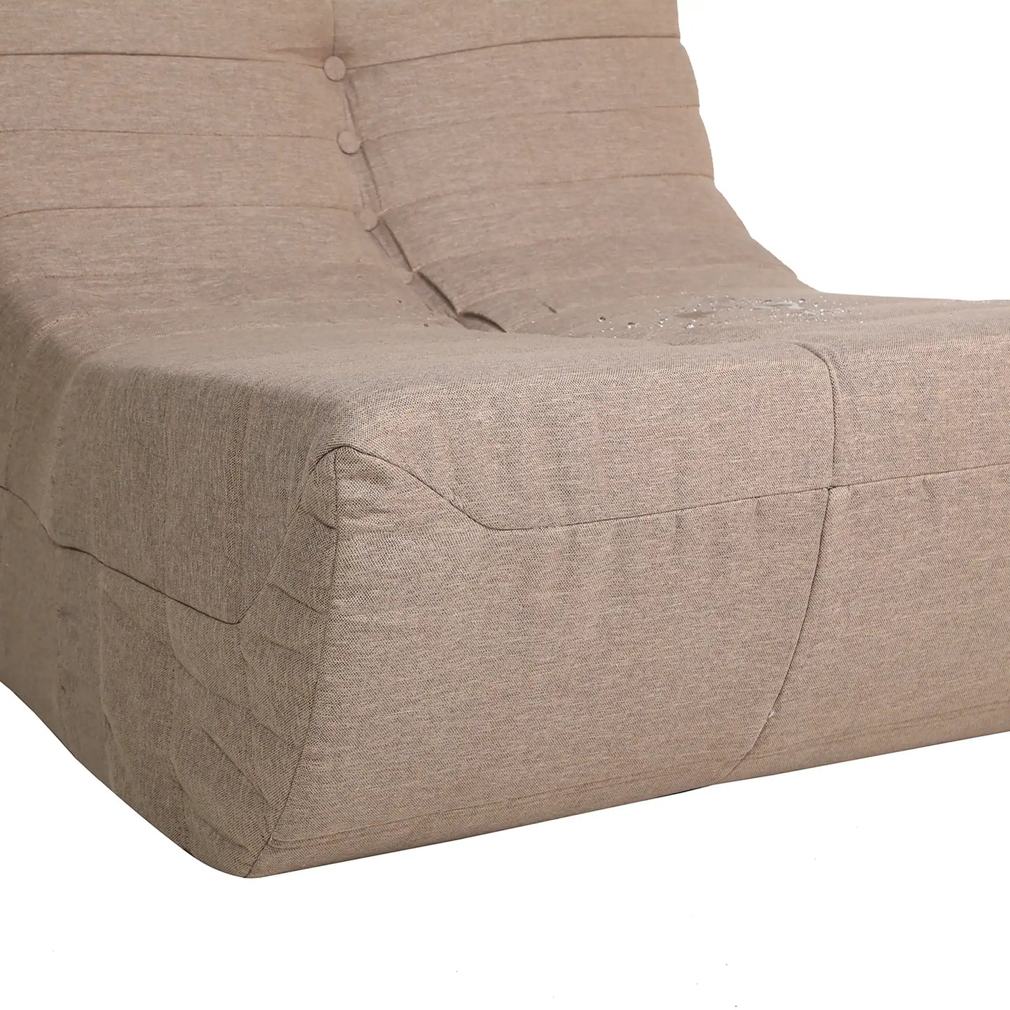 Deko Living 5 Piece Brown Compressed Foam Loveseat Sofa Chairs and Table Set  - CIF50119