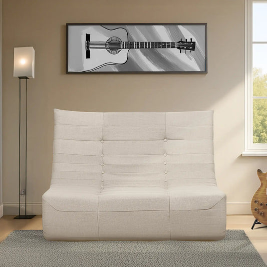Deko Living Beige Compressed Foam Sofa  - CIF50219SOF