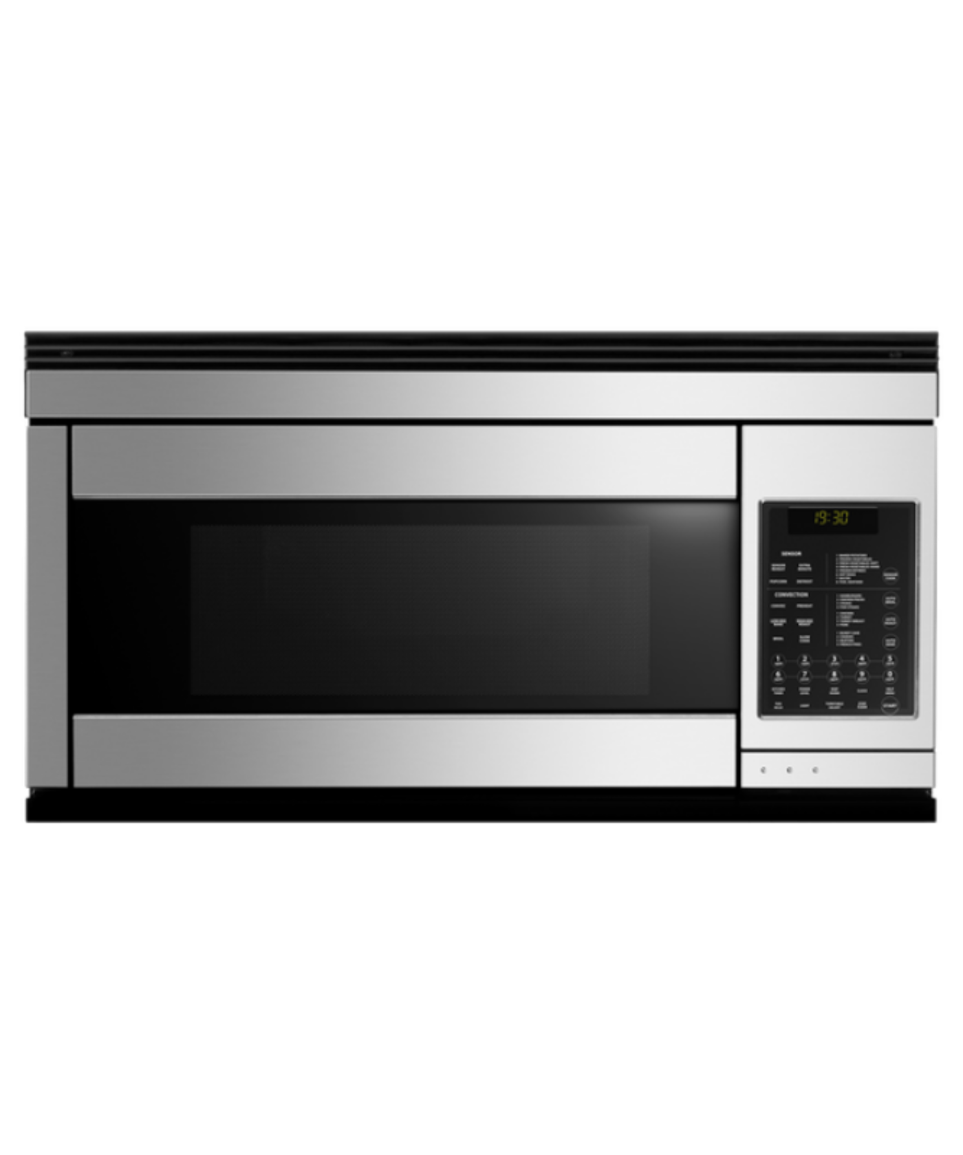 Fisher Paykel Over the Range Microwave, 30" Stainless Steel - CMOH30SS3T