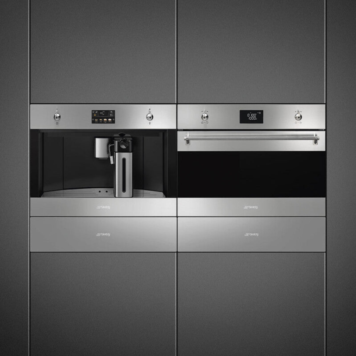 Smeg Coffee machine Classic Stainless steel - CMSU4303X