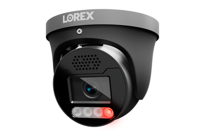Lorex Connect X5 4K PoE Turret Camera with AI Color Night Vision - White/Black - CNE01P-1TB-AB1