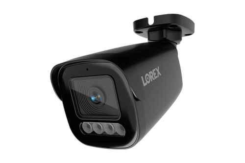 Lorex Connect X3 4K Motorized Varifocal PoE Bullet Camera with Active Deterrence - Black/White - CNE01P-2BB-AB1
