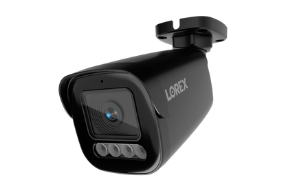 Lorex Connect X3 4K Motorized Varifocal PoE Bullet Camera with Active Deterrence - Black/White - CNE01P-2BB-AB1