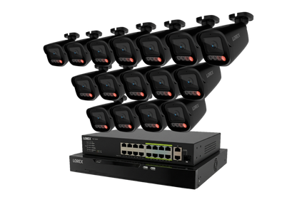Lorex Connect X Series 4K 32-Channel Wired NVR System with X5 Bullet Security Cameras - 8TB - CNX5-BB16-32CH8T