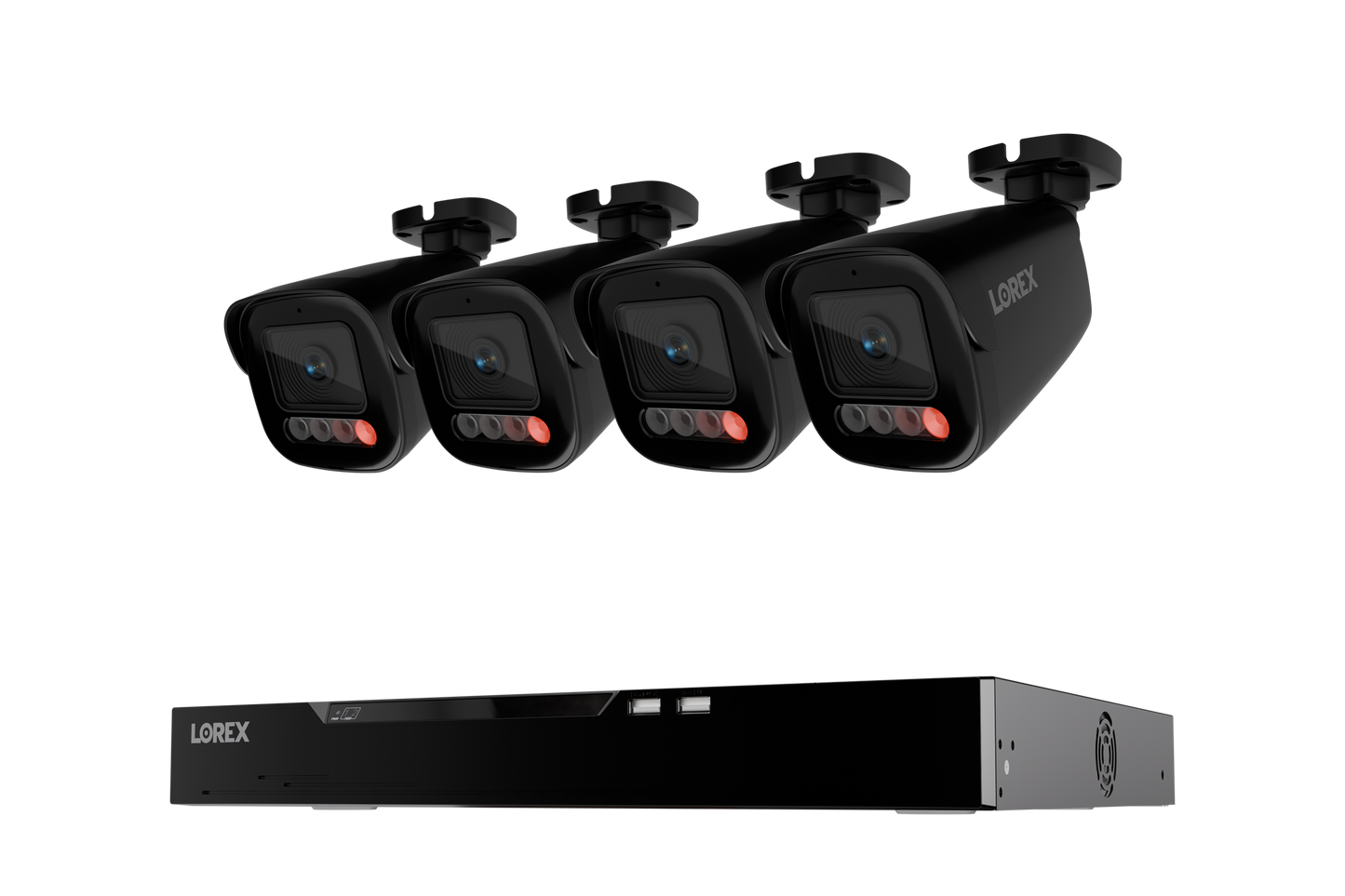 Lorex Connect X Series 4K 16-Channel Wired NVR System with X5 Bullet Security Cameras - 4TB - CNX5-BB4-16CH4T
