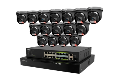 Lorex Connect X Series 4K 32-Channel Wired NVR System with X5 Turret Security Cameras - 8TB - CNX5-TB16-32CH8T