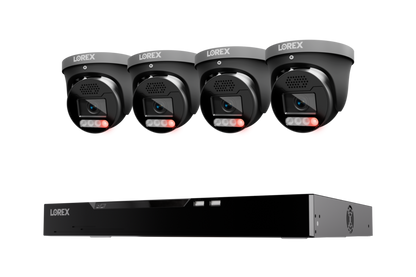 Lorex Connect X Series 4K 16-Channel Wired NVR System with X5 Turret Security Cameras - 4TB - CNX5-TB4-16CH4T