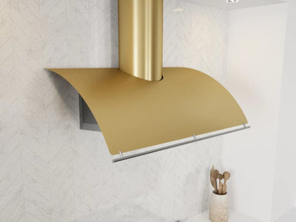 Zephyr COKE36CBGX 36" Okeanito Wall Brushed Gold - COKE36CBGX