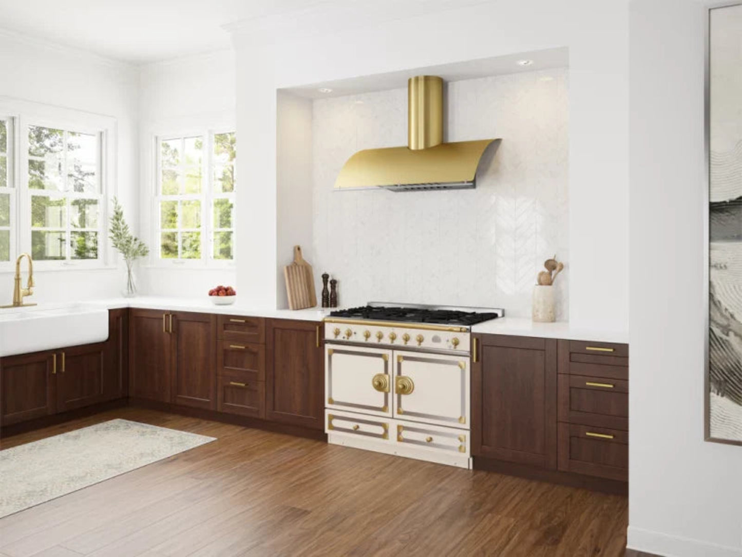 Zephyr COKE36CBGX 36" Okeanito Wall Brushed Gold - COKE36CBGX