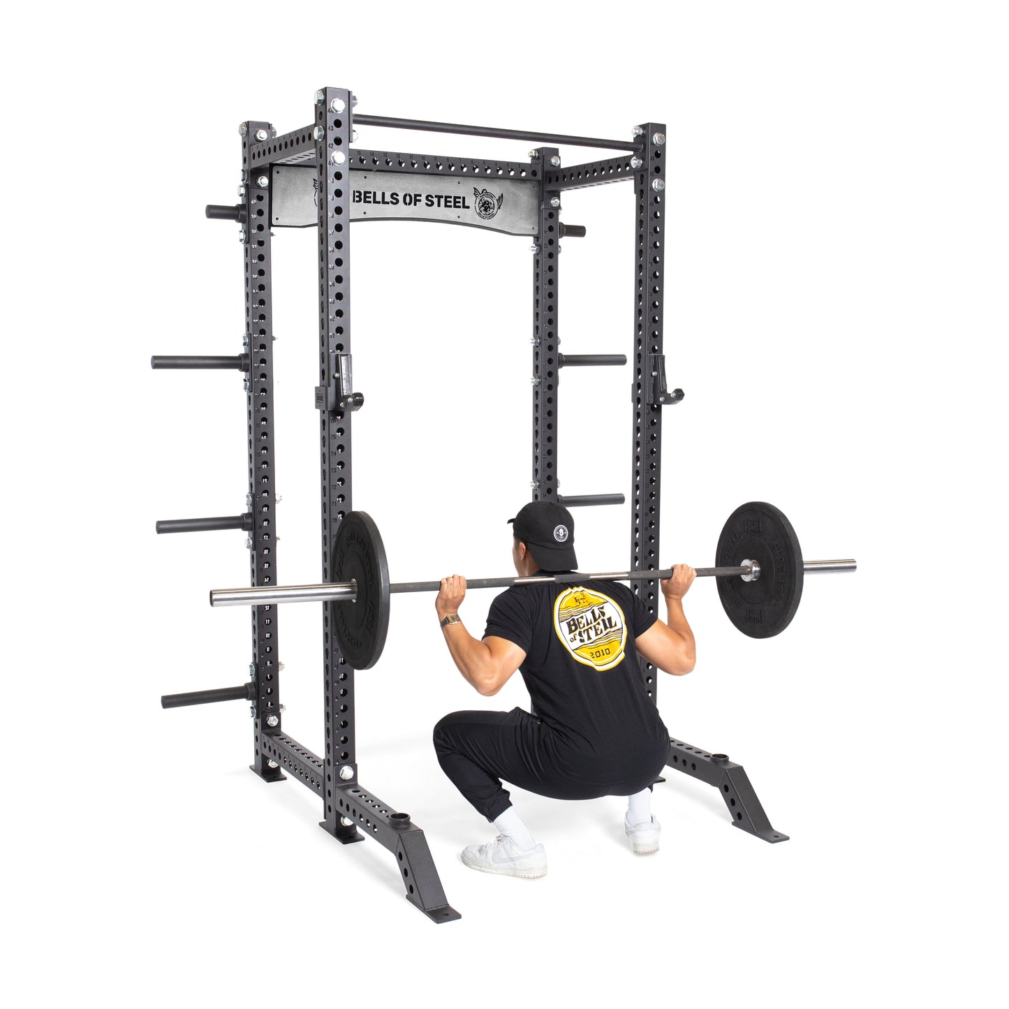Bells Of Steel Manticore Collegiate Power Rack - Prebuilt (3" x 3", 1" Holes) - COLL-MTC-PREBLT