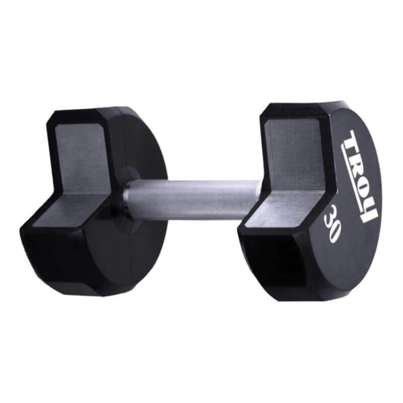 TROY COMMPAC-TSDU100 Urethane Dumbbell Set with Racks