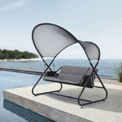 Deko Living Outdoor Patio Swing Chair with Canopy  - COP20204