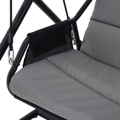 Deko Living Outdoor Patio Swing Chair with Canopy  - COP20204