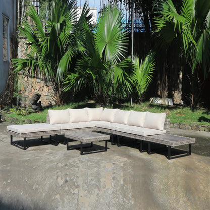 Deko Living Outdoor Corner Patio Sectional & Tables  - COP30008