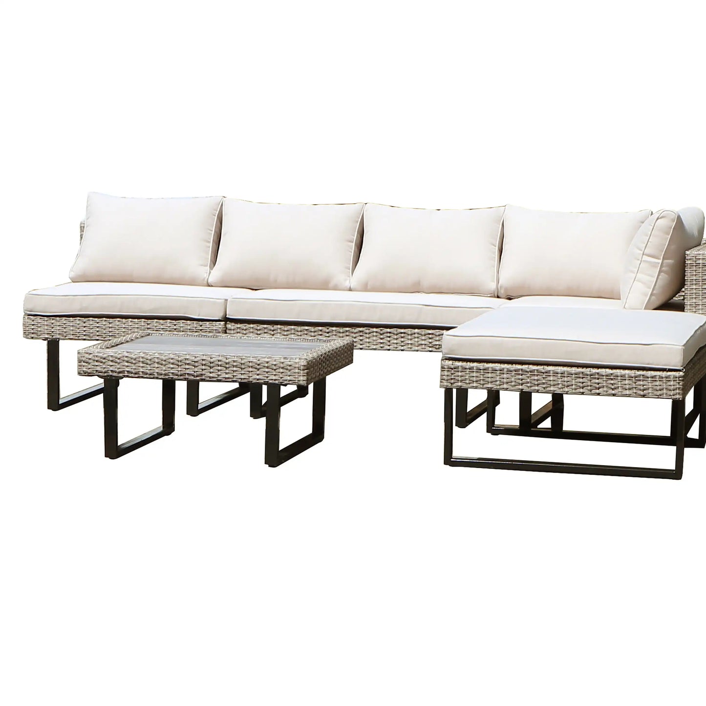 Deko Living Outdoor Corner Patio Sectional & Tables  - COP30008