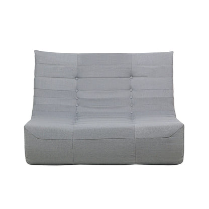 Deko Living 5 Piece Gray Outdoor Compressed Foam Loveseat Sofa Chairs and Table Set  - COP30019