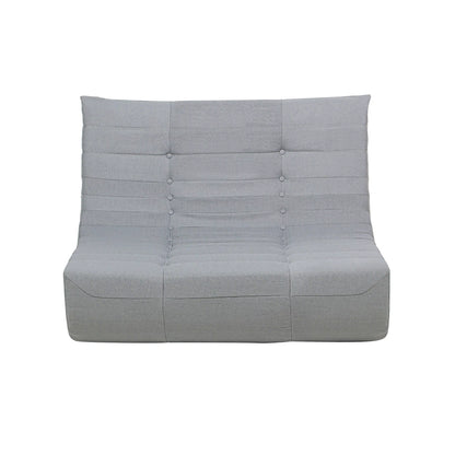 Deko Living 5 Piece Gray Outdoor Compressed Foam Loveseat Sofa Chairs and Table Set  - COP30019