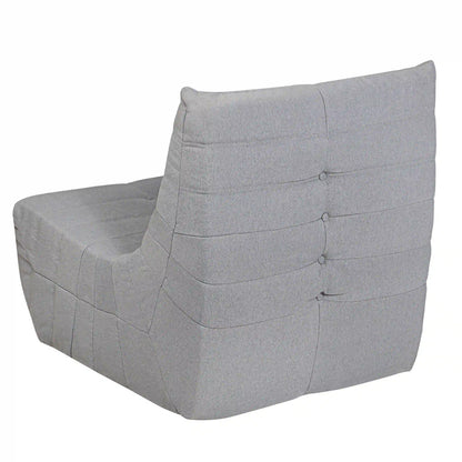 Deko Living 5 Piece Gray Outdoor Compressed Foam Loveseat Sofa Chairs and Table Set  - COP30019