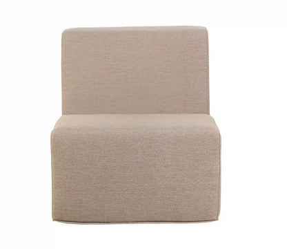Deko Living 4 Piece Seating Brown Outdoor Compressed Foam Sectional Sofas and Ottoman Set  - COP30117