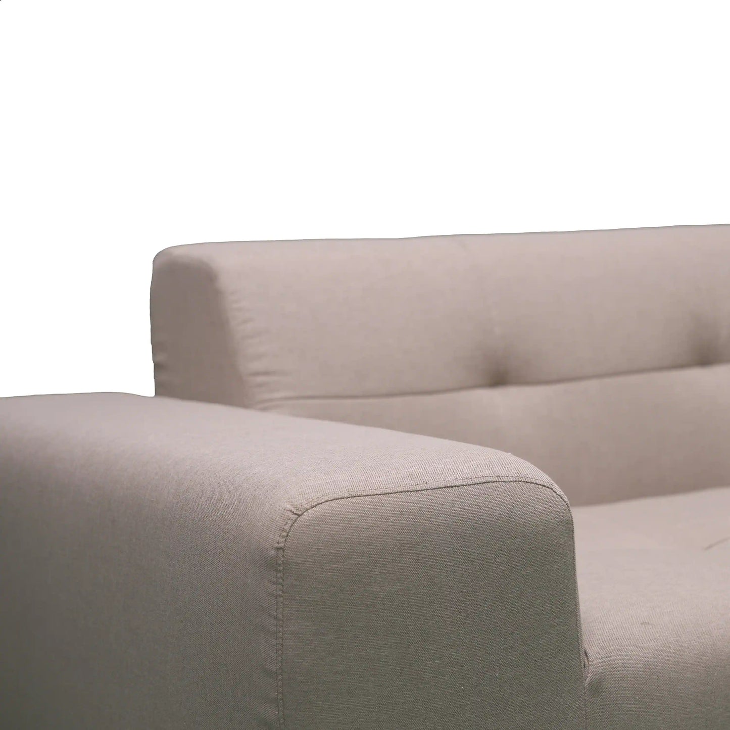 Deko Living 4 Piece Brown Outdoor Compressed Foam Sectional Sofa Lounger and Table Set  - COP30118