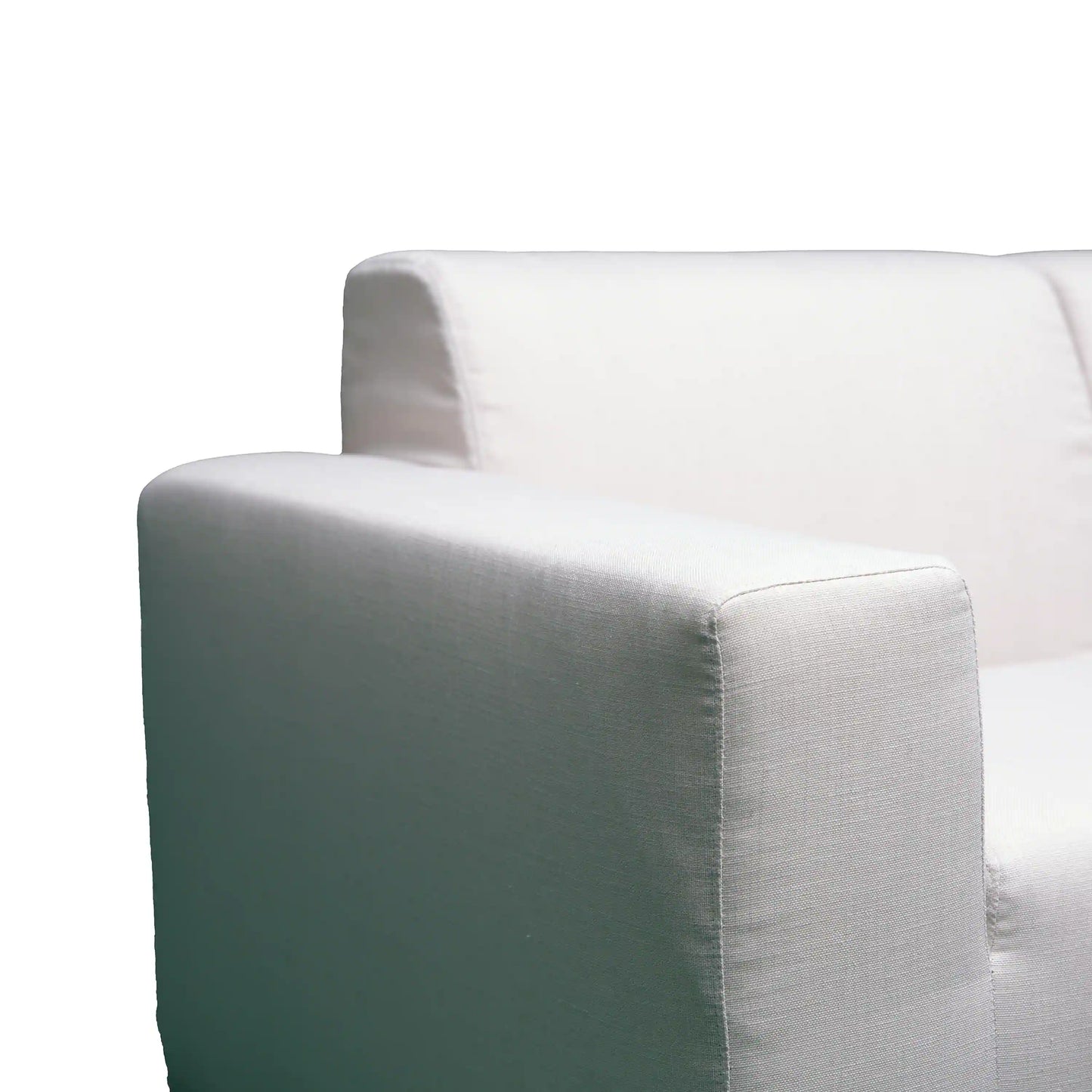 Deko Living 4 Piece Beige Outdoor Compressed Foam Sectional Sofa Lounger and Table Set  - COP30218