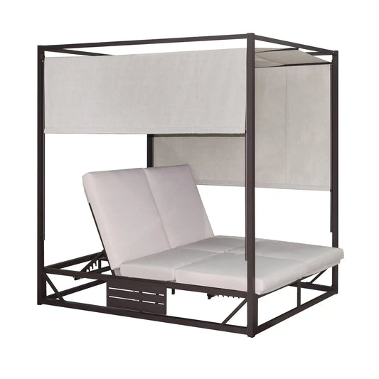 Deko Living Outdoor Biege Rectangular Patio Daybed  - COP30504CHPG