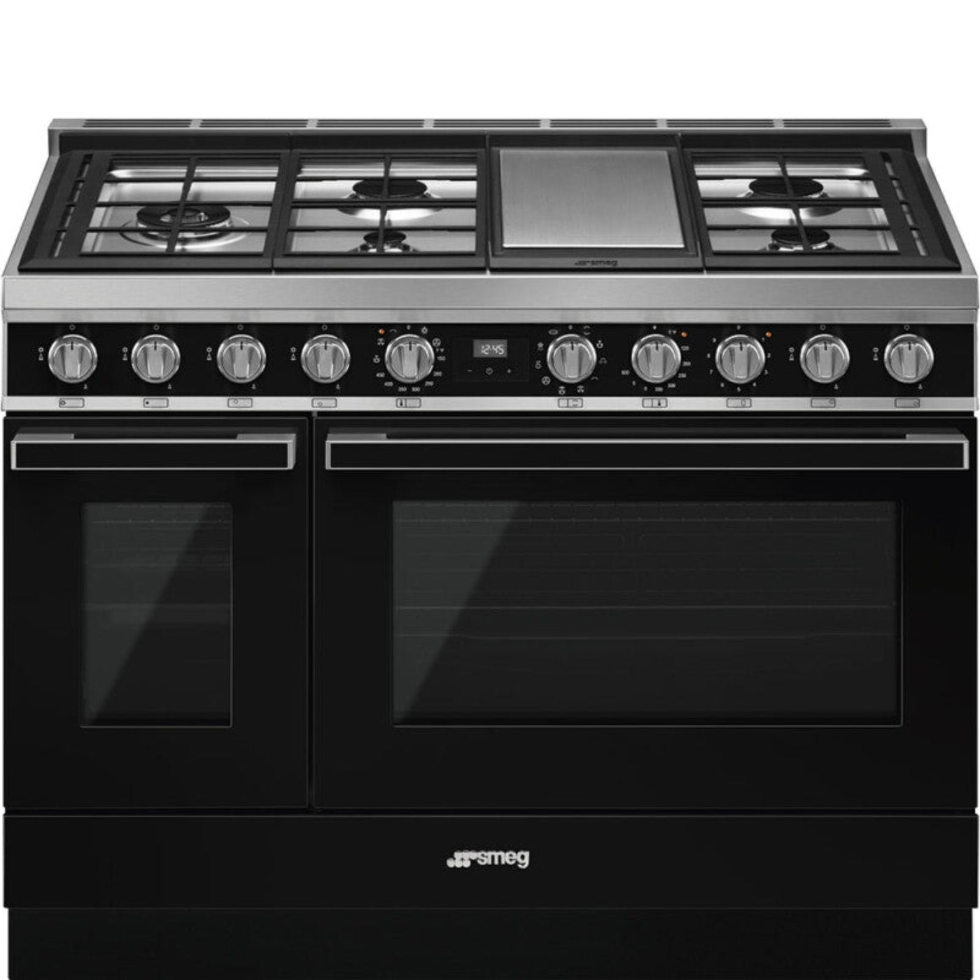 Smeg Range Portofino Black - CPF48UGMBL