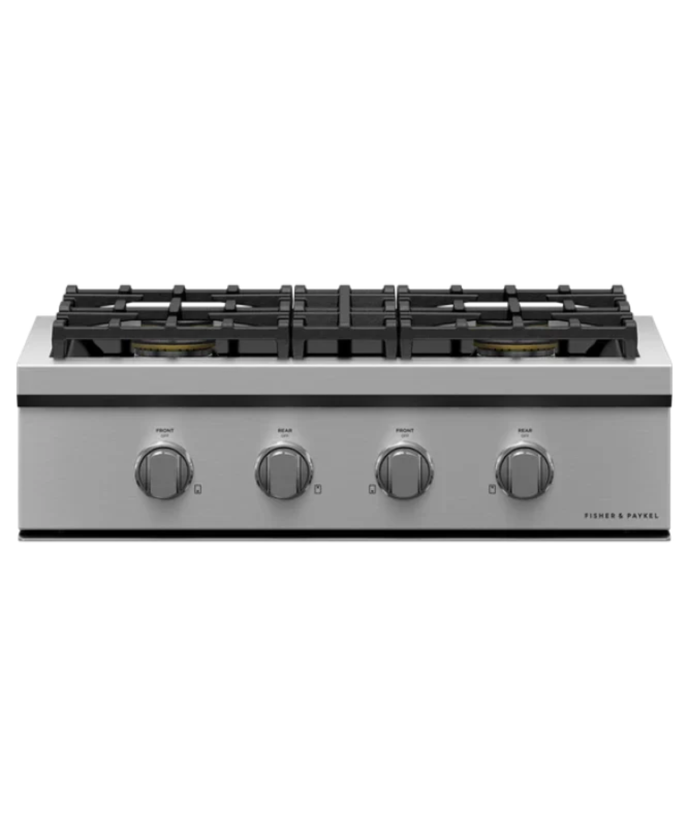 Fisher Paykel 30" Series 9 4 Burner Gas Rangetop, Natural Gas Stainless Steel - CPV3304N