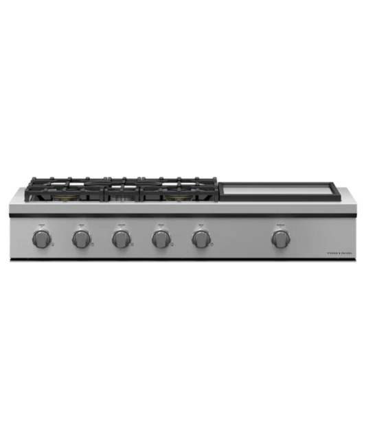 Fisher Paykel Gas Rangetop, 48", Griddle, LPG Other - CPV3485GDL