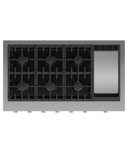 Fisher Paykel Gas Rangetop, 48", Griddle Other - CPV3486GDL