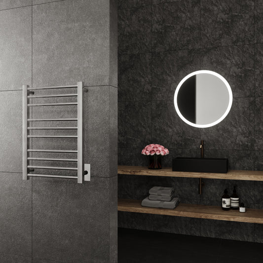 Paris Mirror Cronos Wall Mounted Electric Towel Warmer in Chrome - CRONCHR10