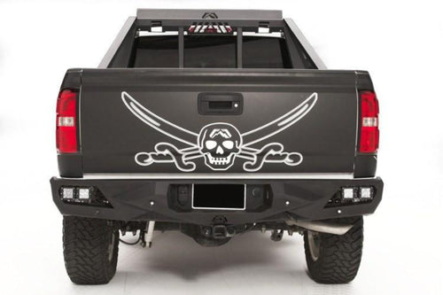 Fab Fours CS14-E3151-1 GMC Sierra 1500 2014-2018 Vengeance Rear Bumper with Sensor
