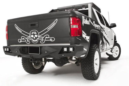 Fab Fours CS14-E3151-1 GMC Sierra 1500 2014-2018 Vengeance Rear Bumper with Sensor