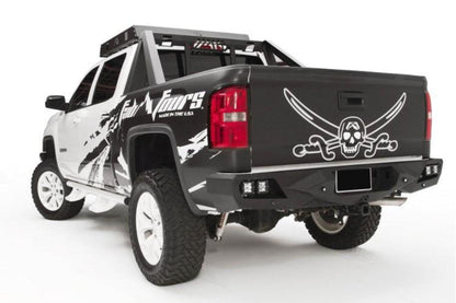 Fab Fours CS14-E3151-1 GMC Sierra 1500 2014-2018 Vengeance Rear Bumper with Sensor