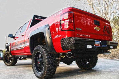 Fab Fours CS14-T3150-1 Chevy Silverado 1500 2014-2018 Black Steel Rear Bumper