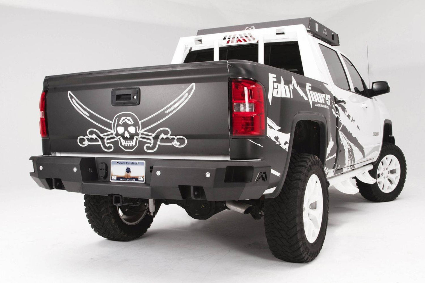 Fab Fours Premium Rear Bumper 2014-2018 GMC Sierra 1500 CS14-W3151-1