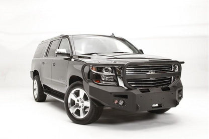 Fab Fours CS15-F3550-1 Chevy Suburban 1500 2015-2020 Premium Front Bumper Sensor Winch Ready with Full Guard