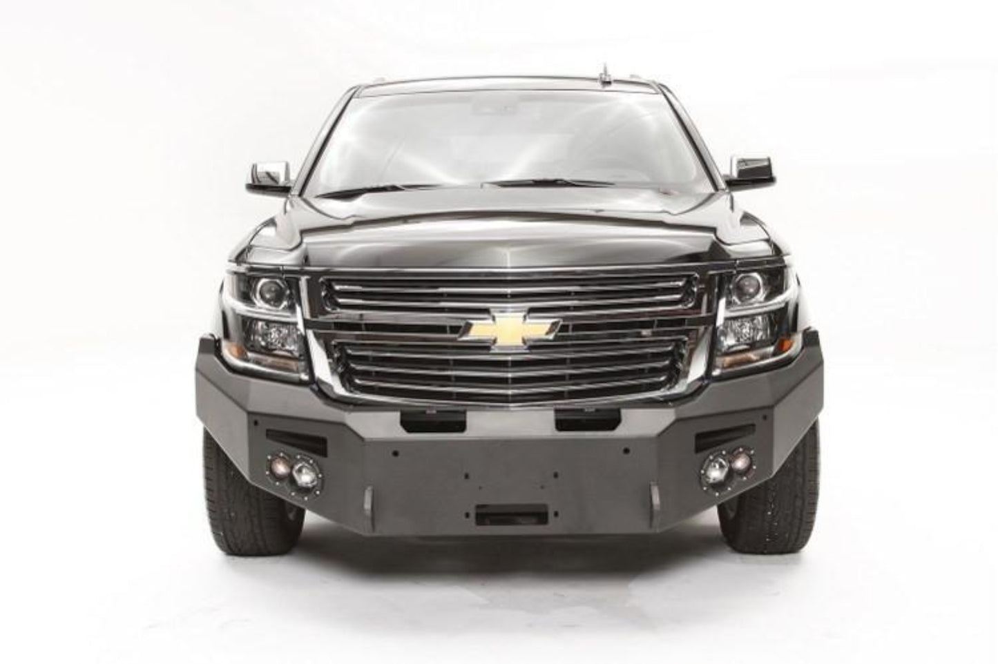 Fab Fours CS15-F3551-1 Chevy Suburban 1500 2015-2020 Premium Front Bumper Sensor Winch Ready No Guard