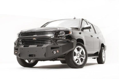 Fab Fours CS15-F3552-1 Chevy Suburban 1500 2015-2020 Premium Front Bumper Sensor Winch Ready with Pre-Runner Guard
