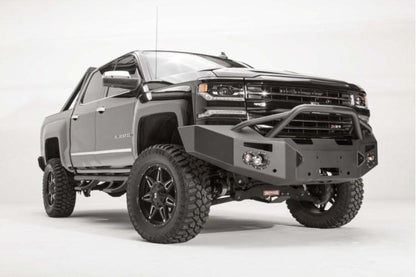 Fab Fours CS16-F3852-1 Chevy Silverado 1500 2016-2018 Premium Front Bumper Winch Ready with Pre-Runner Guard