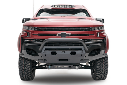 Fab Fours CS19-X4052-1 Chevy Silverado 1500 2019-2022 Matrix Front Bumper Winch Ready Pre-Runner Guard