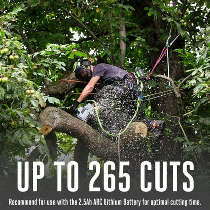 EGO Power+ Commercial Top Handle Chainsaw with Battery Holster, 5Ah Battery and Charger - CSX3003