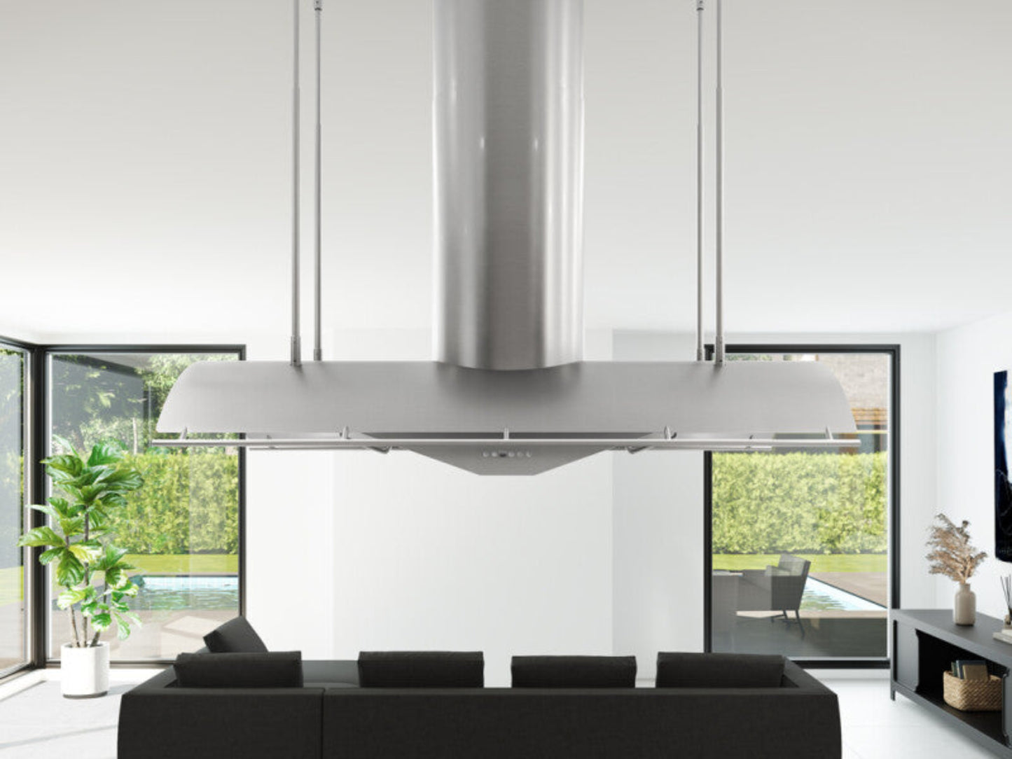 Zephyr CTPE48CSX 48" Trapeze Island Stainless Steel - CTPE48CSX