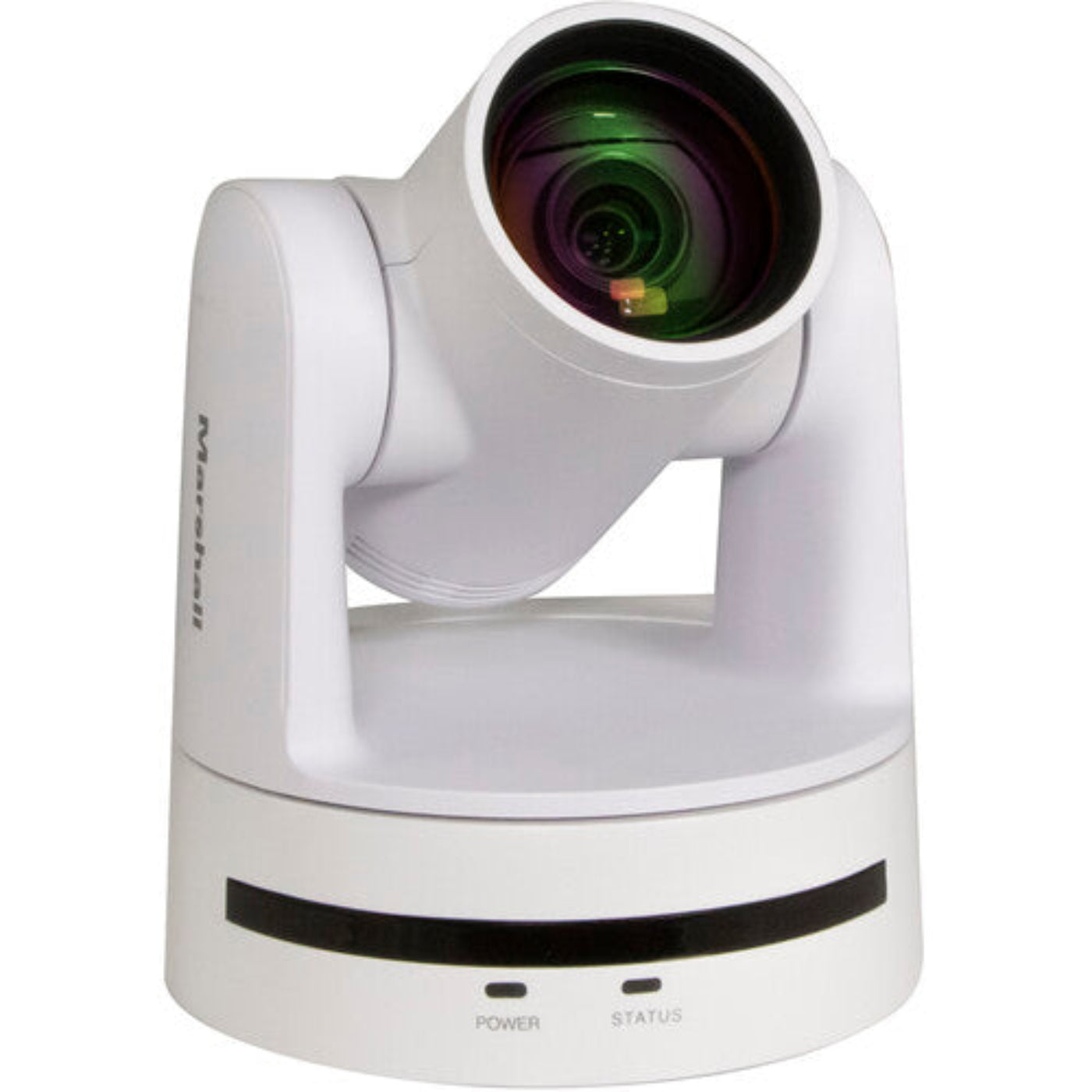Marshall Electronics TWI Compact PTZ Camera with AI Auto-Framing (White) - CV612TWI