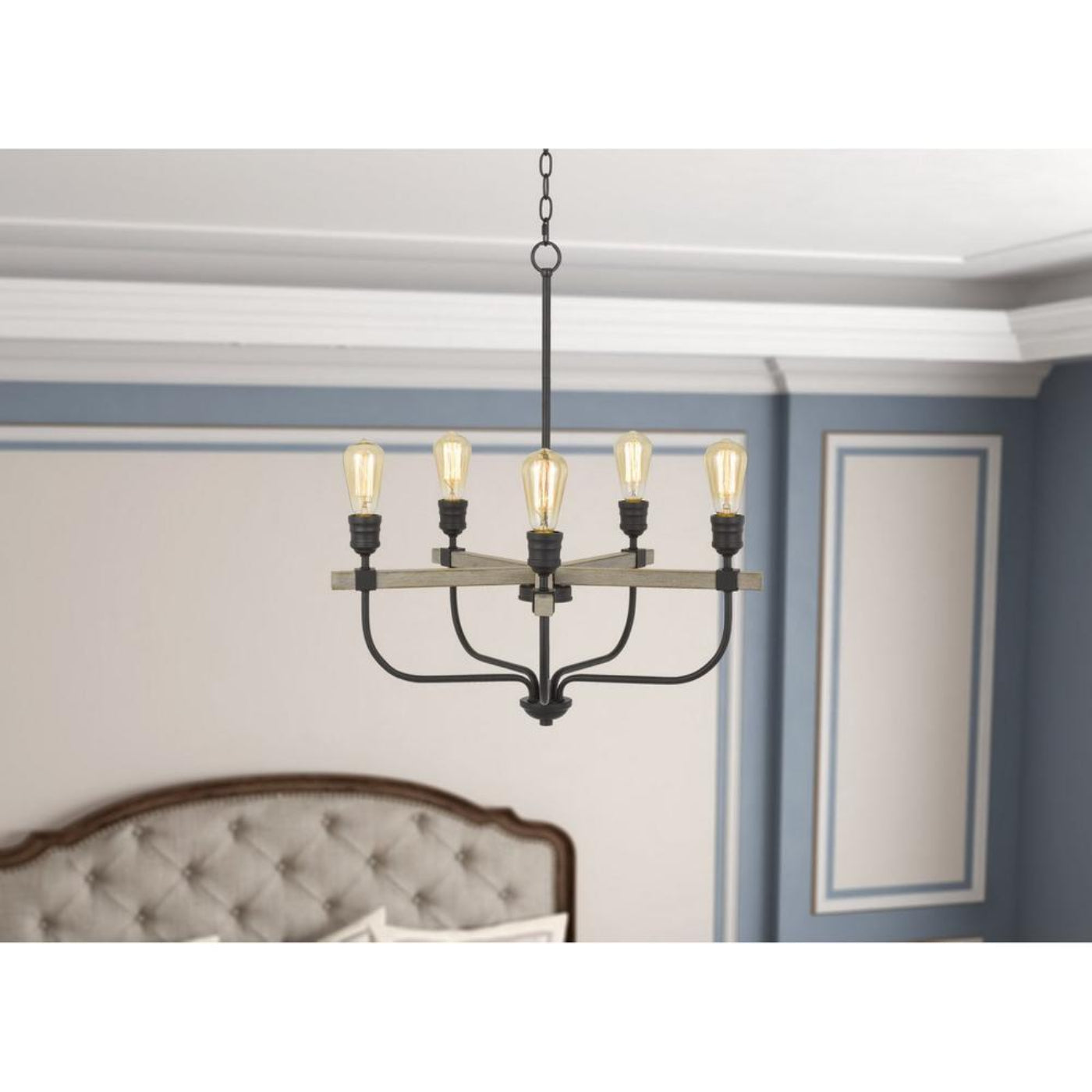 Cal Lighting Sion 5-Light Metal Rustic Chandelier - FX-3734-5